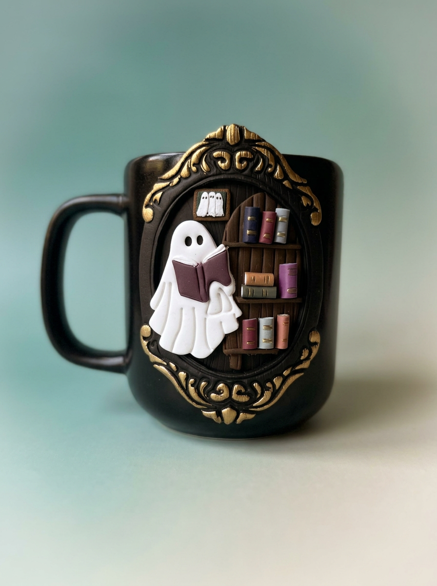 Ghost Library Mug