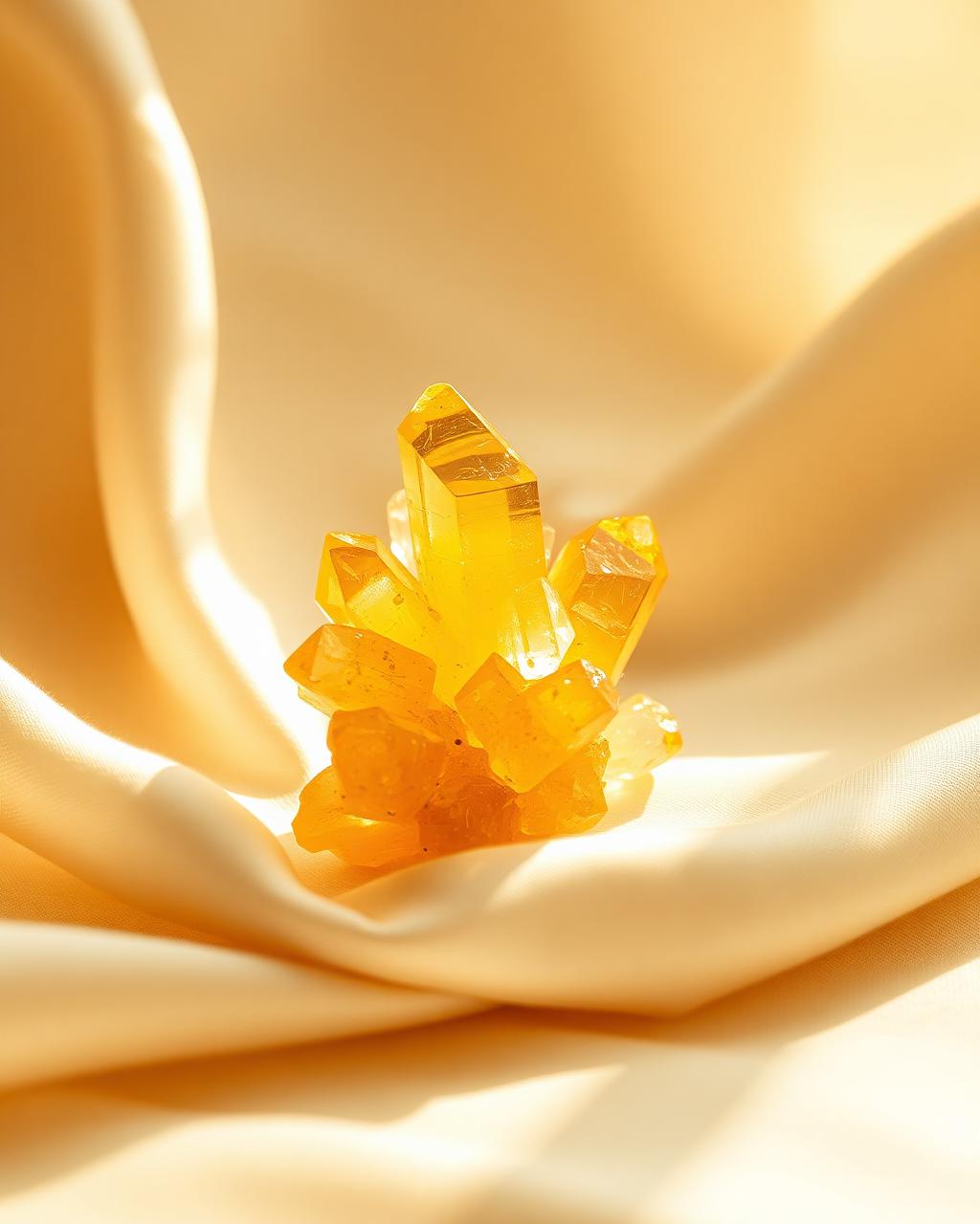 Natural Citrine Cluster