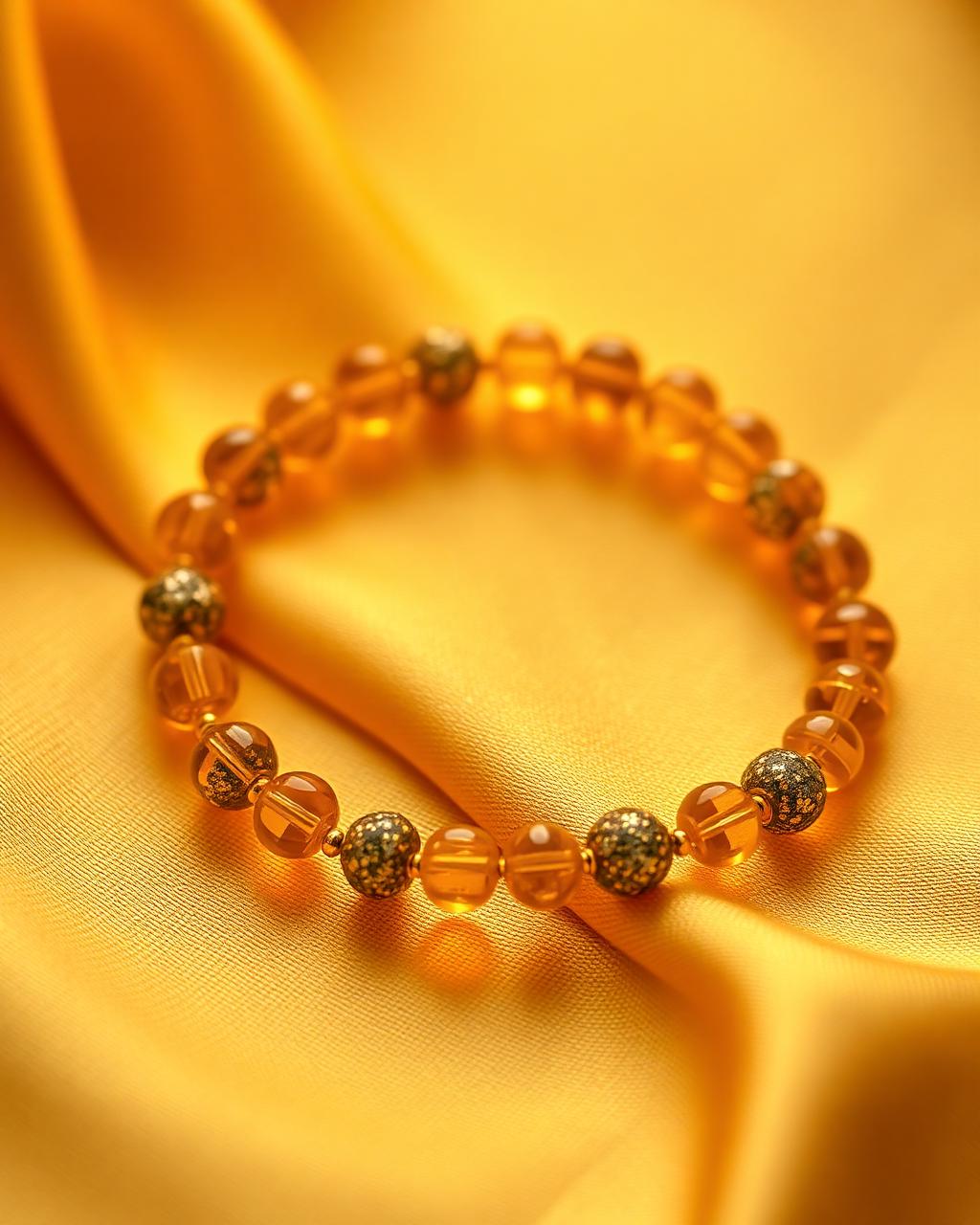 Citrine & Pyrite Prosperity Bracelet